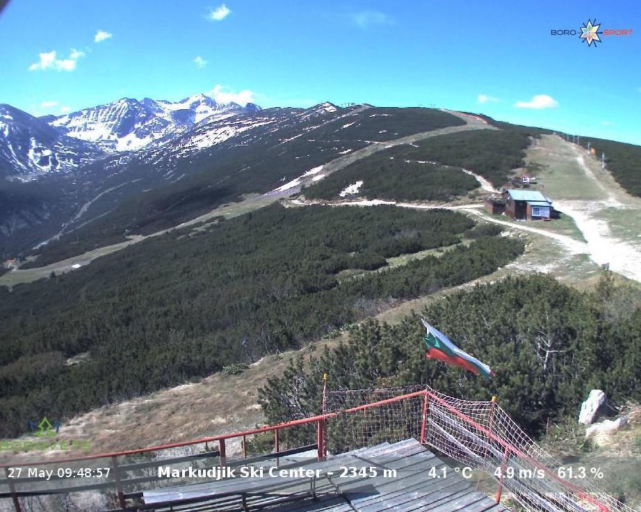 Markudjik ski runs & Musala peak webcam, Borovets